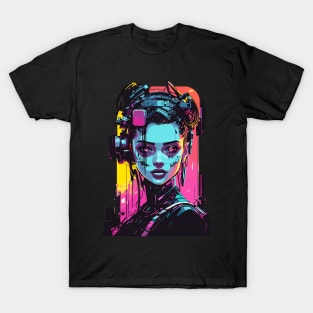 cyberpunk girl T-Shirt